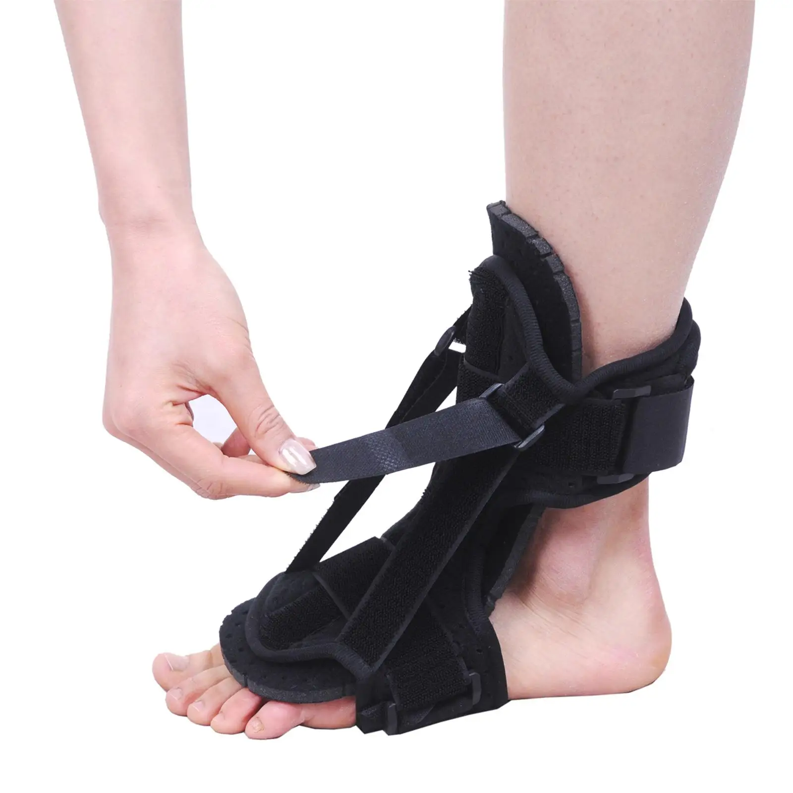 

Breatheable Plantar Fasciitis Night Soft Pad Relieve Black