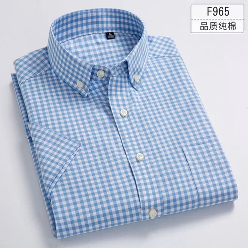 Cotton Shirts for Men Short Sleeve Summer Vertical Striped Shirt Korean Version Half Sleeve Shirt Men Casual Floral Men's Shirt