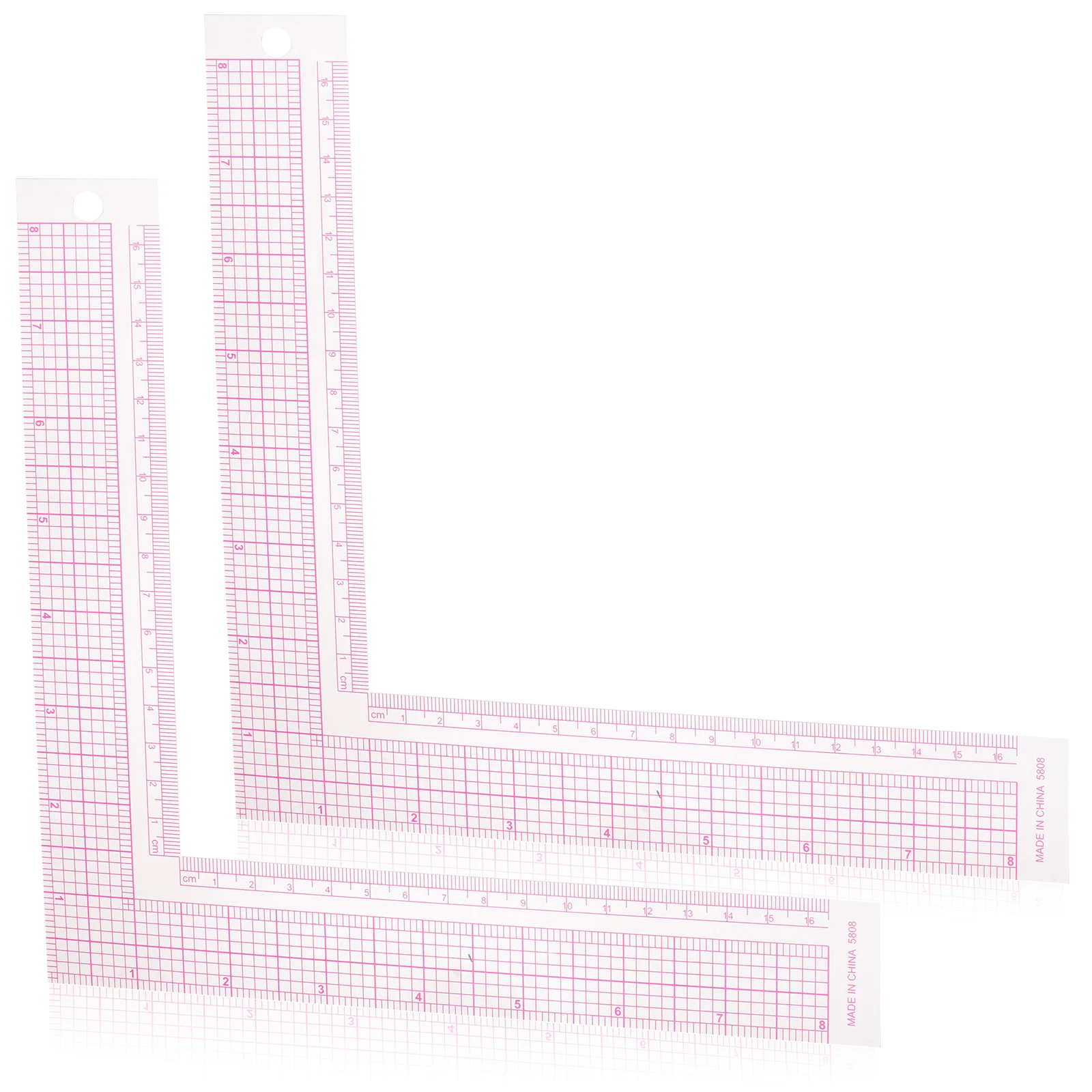

2pcs Sewing Supplies Right Angle Ruler Sewing Accessories Tailor Craft Tool Sewing Tools Tailor Ruler Sewing Measure Ruler