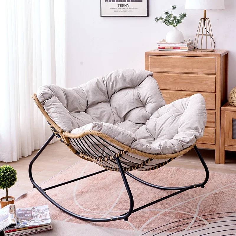 Кресло-качалка для чтения с поддержкой спинки