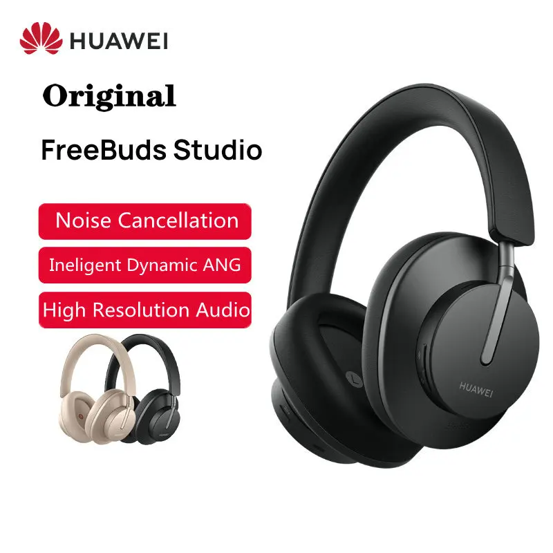 

Huawei Freebuds Studio Bluetooth 5.2 Headphone ANC 6 Mic Noise Cancelling Earphone AAC HiFi Audiophile Stereo Wireless Headset