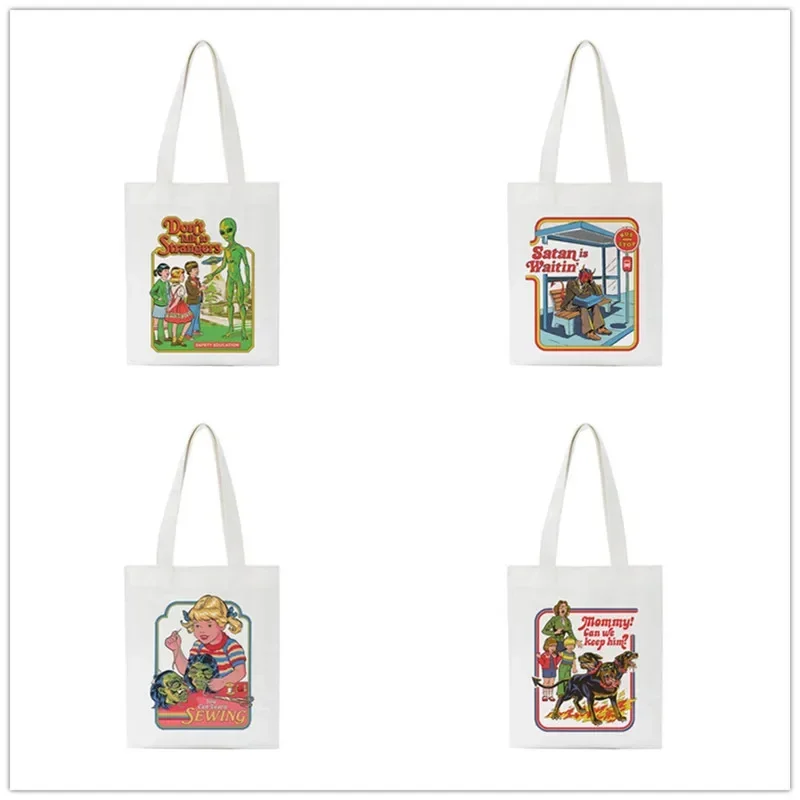 Женские сумки-тоут Death Evil Devi Femlae большая вместительная сумка-шоппер повседневная