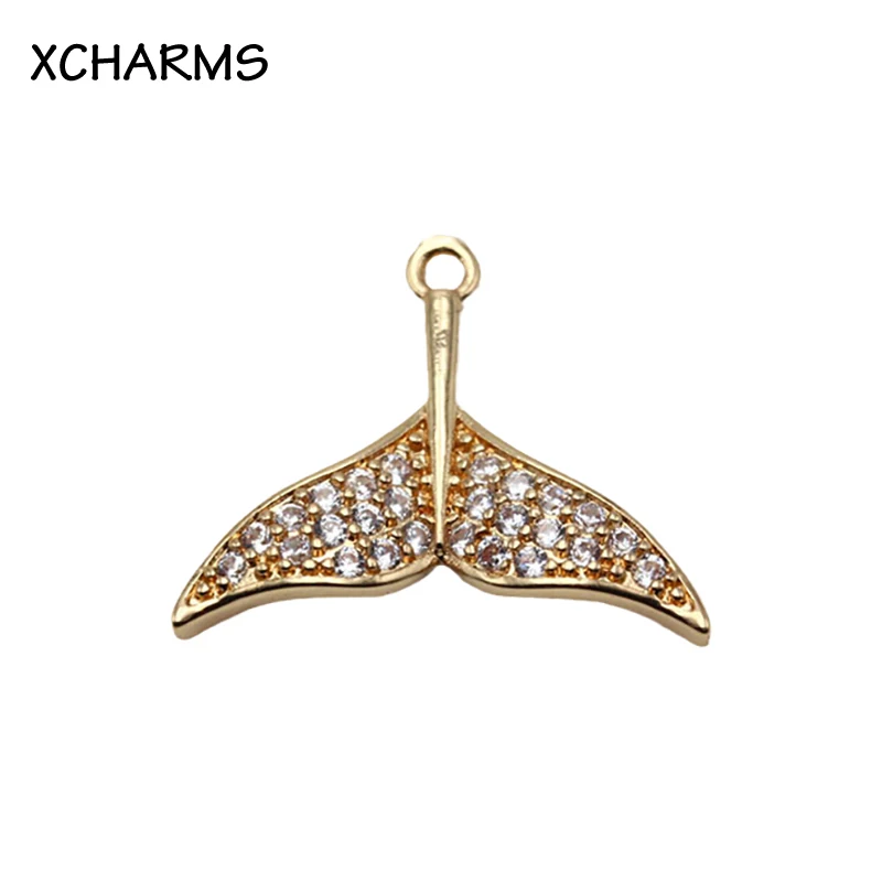 

Позолоченные Подвески в виде хвоста Русалочки, 19 х16 мм, 14 к, Ювелирная фурнитура для изготовления браслетов, ожерелий