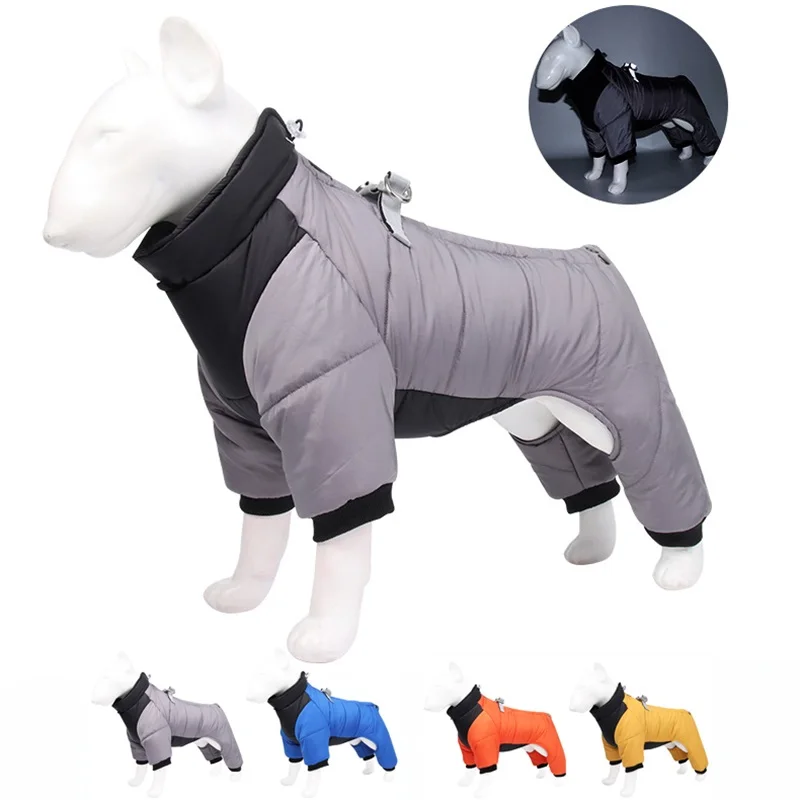 

Winter Pet Dog Clothes Thick Warm Puppy Doggie Coat With Reflective Design Chihuahua French Bulldog Down Jacket Waterproof