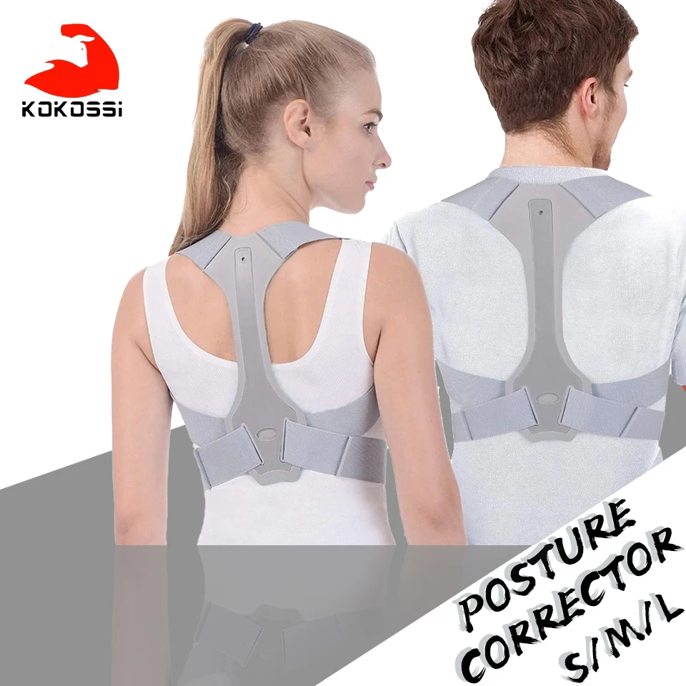 

KoKossi Adjustable Posture Corrector Back Shoulder Straighten Orthopedic Brace Belt for Clavicle Spine Back Support Pain Relief