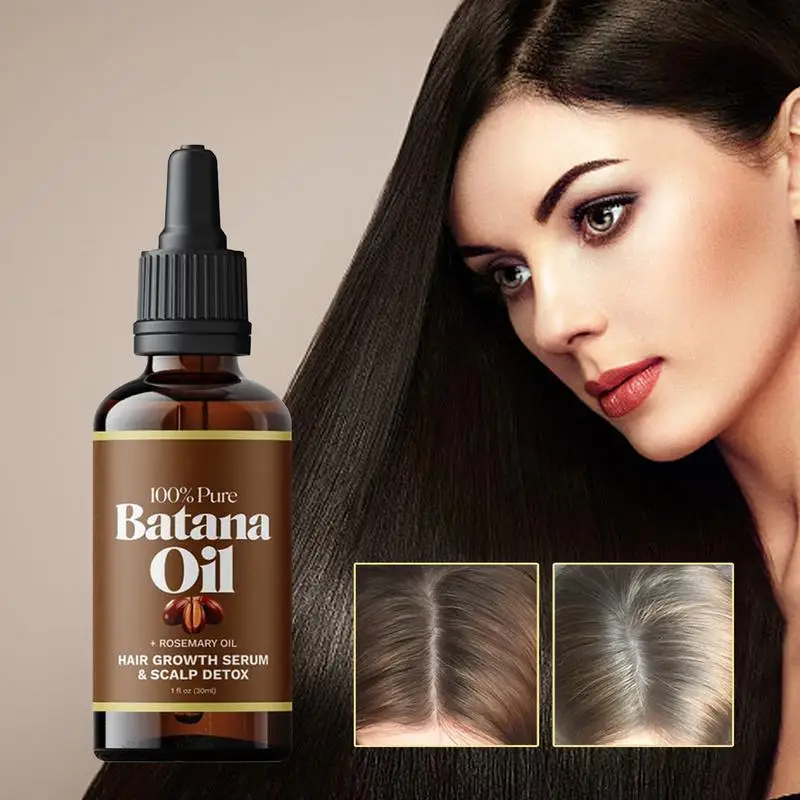 Batana Hair Oil Moisturizing Thickness Pure Organic Smoothen Strengthening 30ml