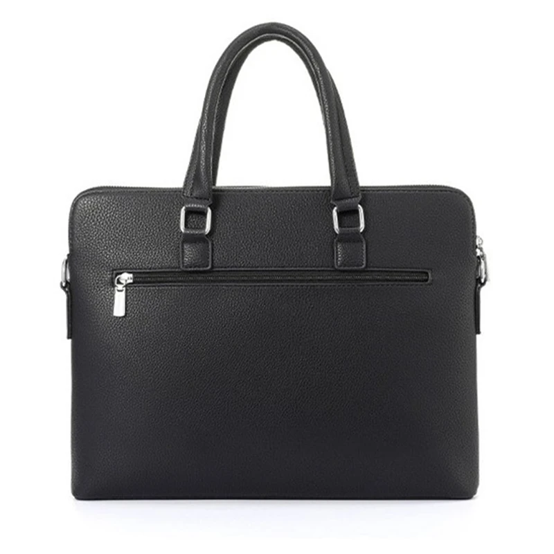 Men' Business Briefcase Large Capacity Genuine Leather Cowhide Handbag Classic Shoulder Messenger  bag High Quality Notebook Bag