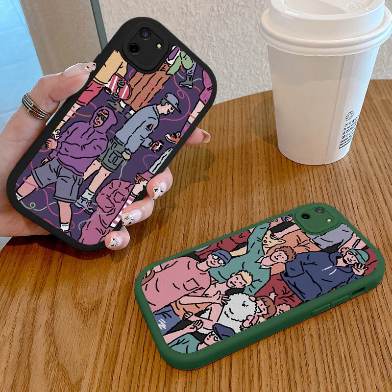 

Street Boy Case for Realme C11 2020 2021 C12 C15 C20 C20A C21 C21Y C25 C25S C25Y C30 C33 C31 C35 Narzo 20 30A 50A Prime