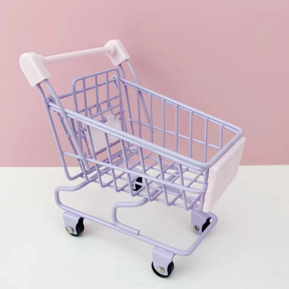 

Mini Shopping Cart Kids Toys Simulation Supermarket Handcart Storage Kids Gifts Toys Craft Decortion Wonderful Toy For Children