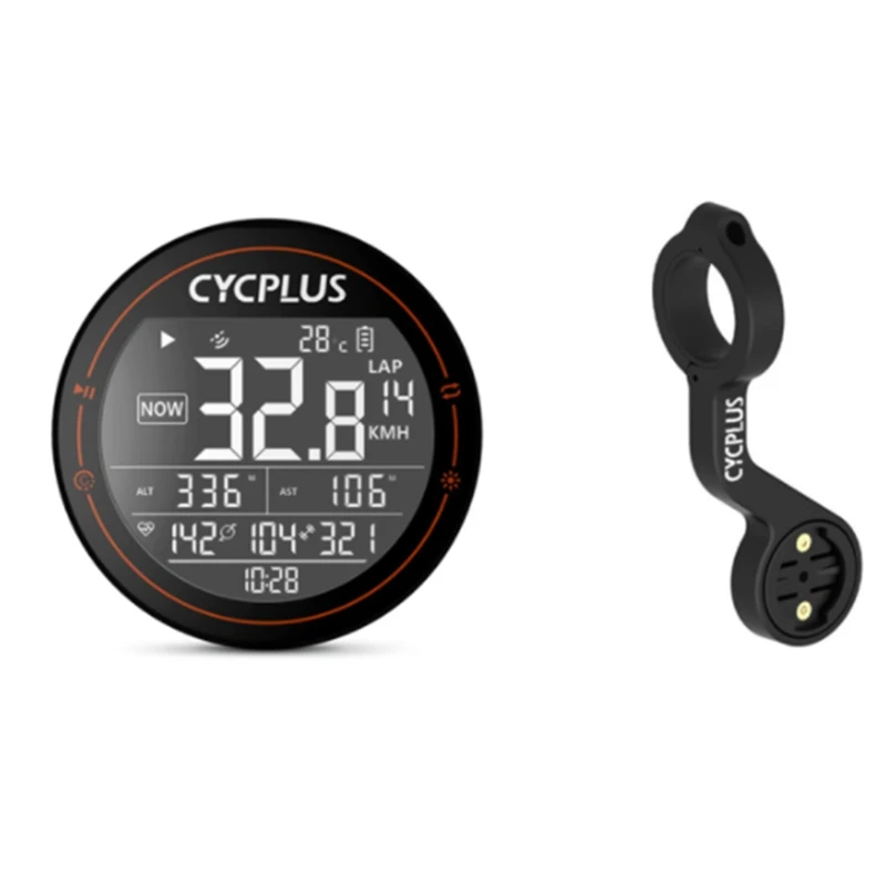 

Водонепроницаемый умный велосипедный компьютер CYCPLUS M2, беспроводной спидометр, Bluetooth 4,0 ANT + GPS одометр с подставкой для удлинения велосипеда Z1