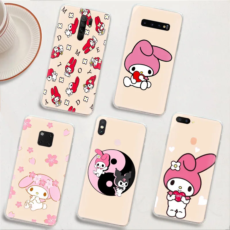 

LK11 My Melody Transparent Hollowed-Out Case for Xiaomi Redmi S2 6 6A 7 7A 8 8A 9 9A 9C 9A 10 10A 10C 10T Pro