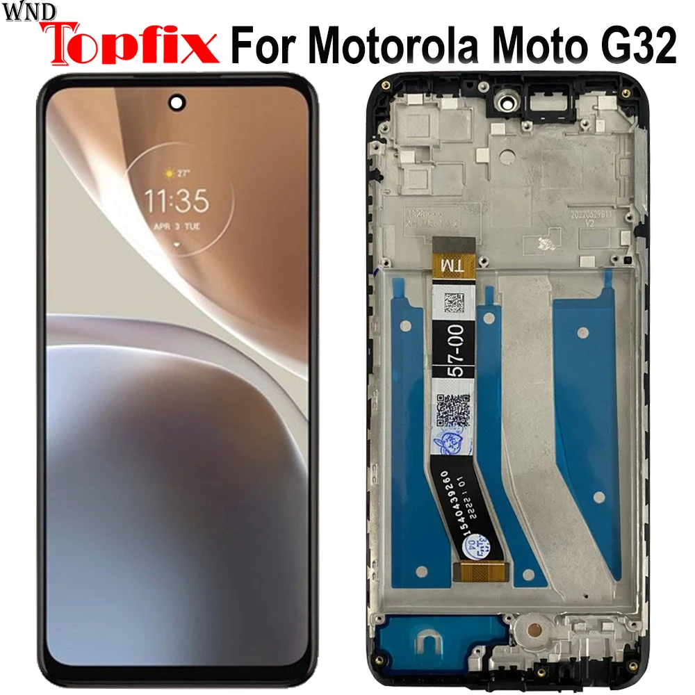 

6.5" For Motorola Moto G32 LCD Display Touch Panel Screen Digitizer Assembly Replacement Parts For Moto G32 LCD Screen