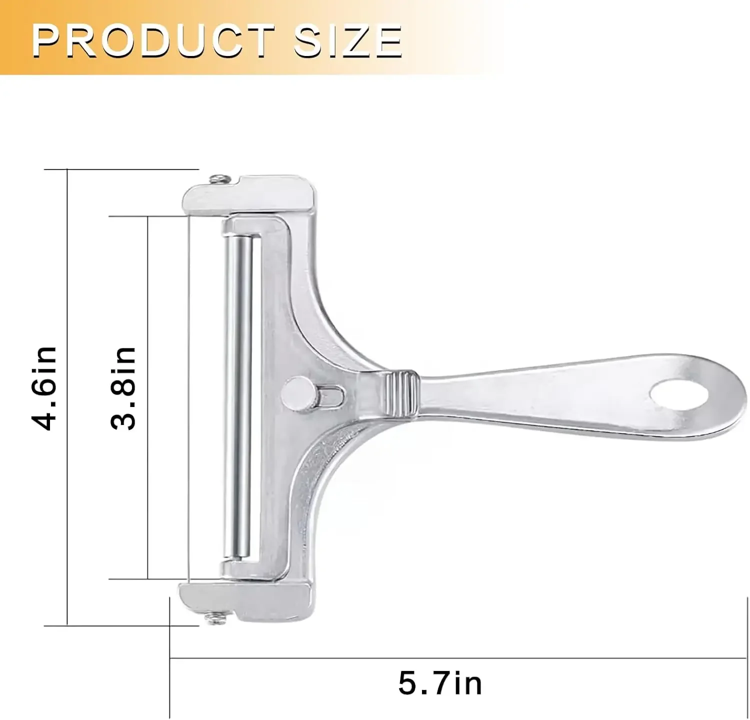 2 шт. проволока для нарезки сыра из нержавеющей стали регулируемый резак