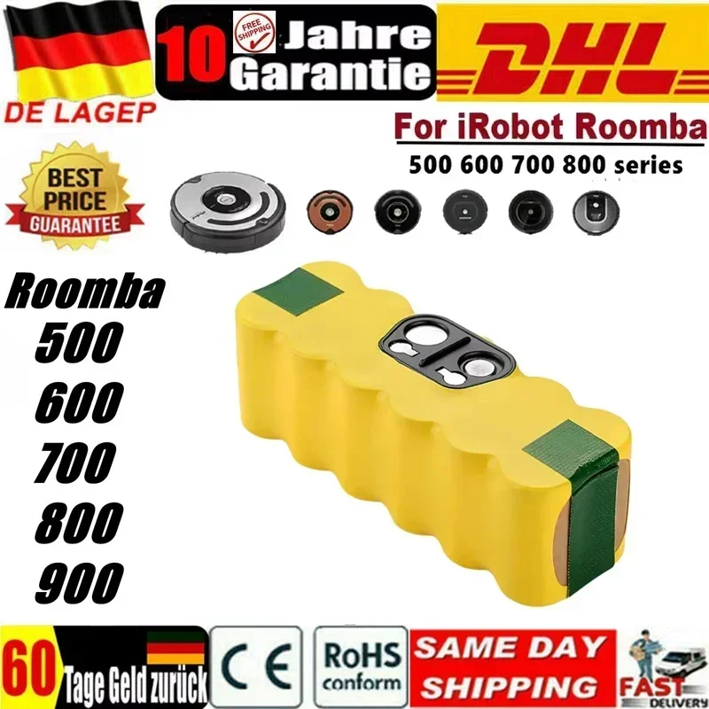 НОВЫЙ аккумулятор 12800 мАч 14 4 В для iRobot Roomba 500 600 700 800 серии 510 530 550 560 580 620 630 650 760
