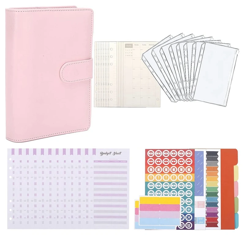 

Budget Planner Money Envelopes A6 Budget Binder Money Organizer With Budget Sheets, Binder Covers, Weekly Planner