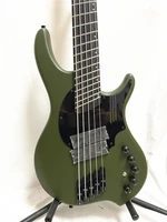 custom edition 5 string electric bass military green closed active pickup oblique fingerboard can be customized free of shipping