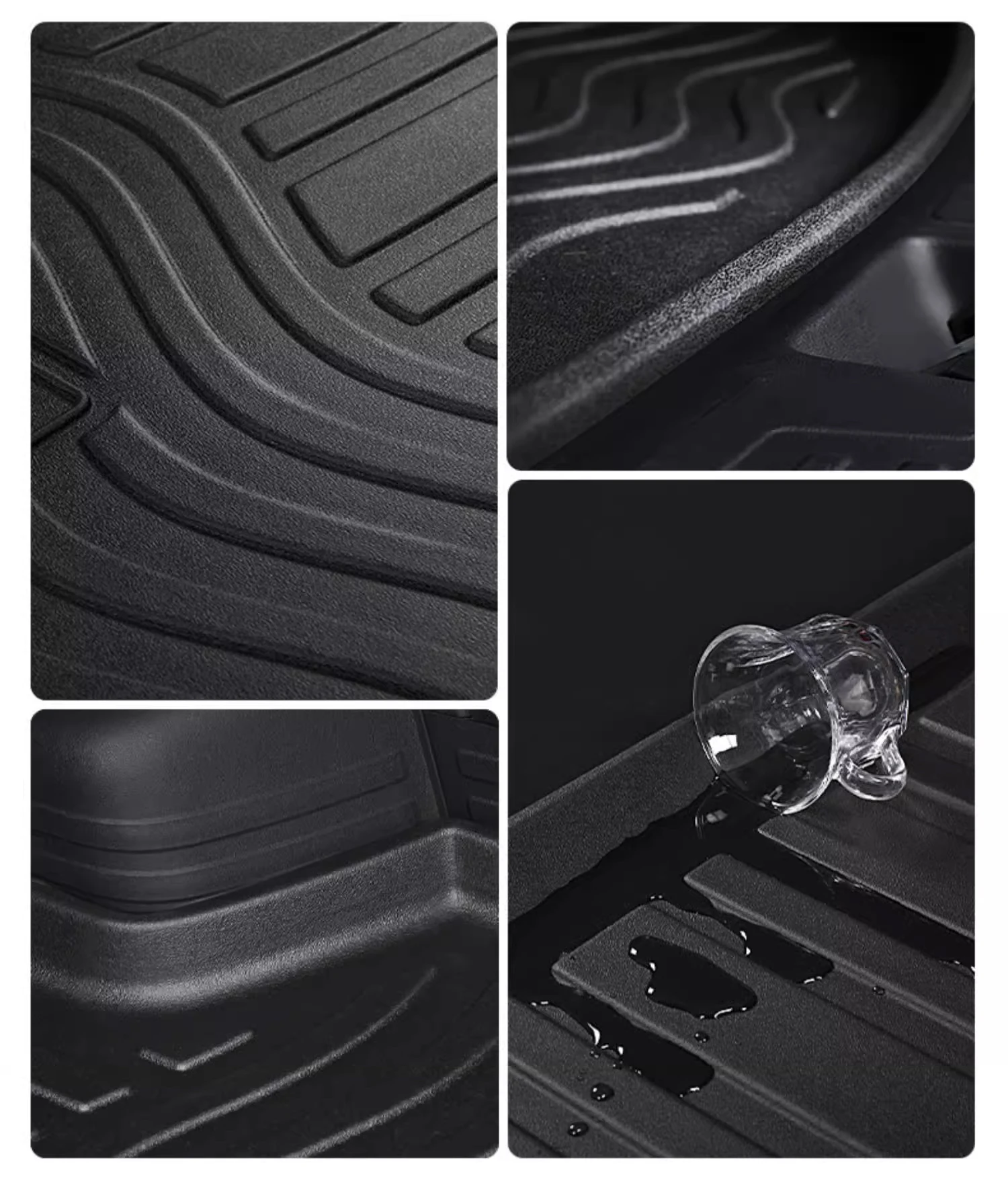 Для Chery iCAR 03, Jaecoo J6, Aiqar eQ3 2024-2026: Коврик в багажник из TPE, на заказ, для защиты багажного отсека (art.: 3920dabe216a6) - 3920dabe216a6