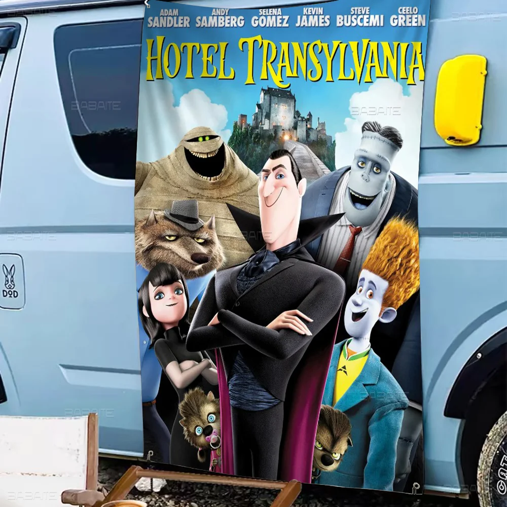 Мультфильм H-Hotel T-Transylvania флаги большого размера узоры с принтом интересные