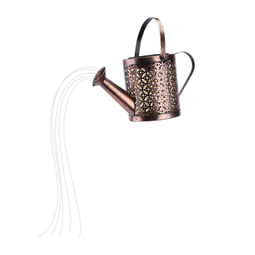 

Solar Garden Lights Outdoor Waterproof Hollow Kettle Art Landscape Fairy Lamps LED Lights for Courtyard Landscape
