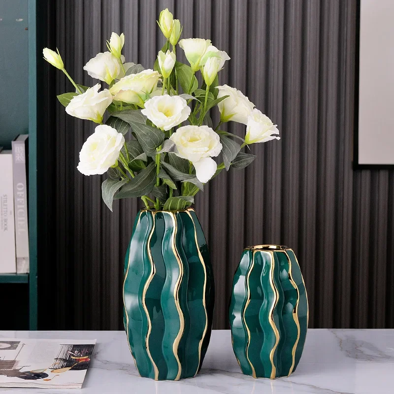 

Минималистичная креативная ваза в скандинавском стиле, ваза для цветов гидропоники, мягкая декоративная керамическая Цветочная композиция для гостиной и стола, украшение для дома
