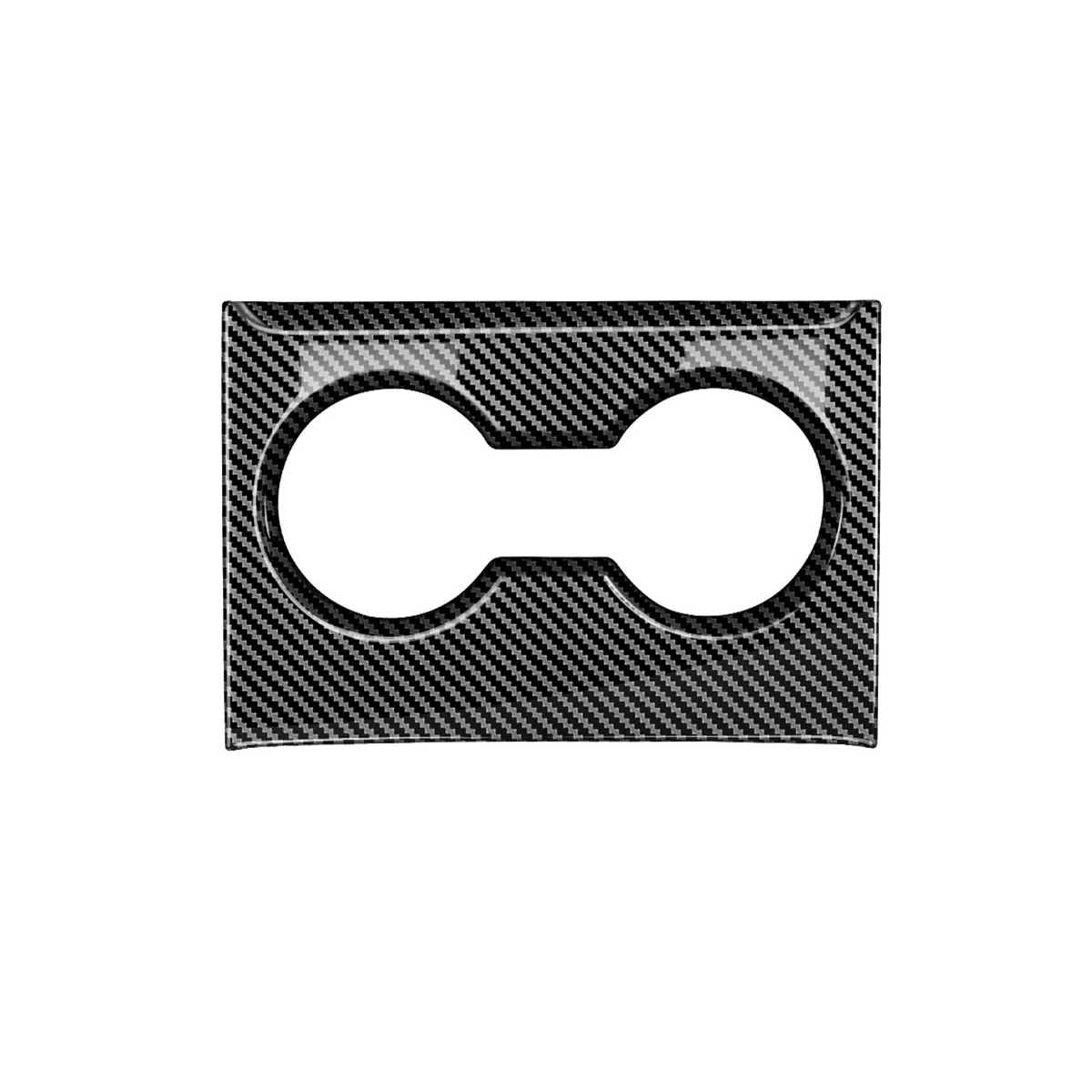 

Car Carbon Fiber Center Console Water Cup Holder Decoration Cover Trim Sticker for 2023