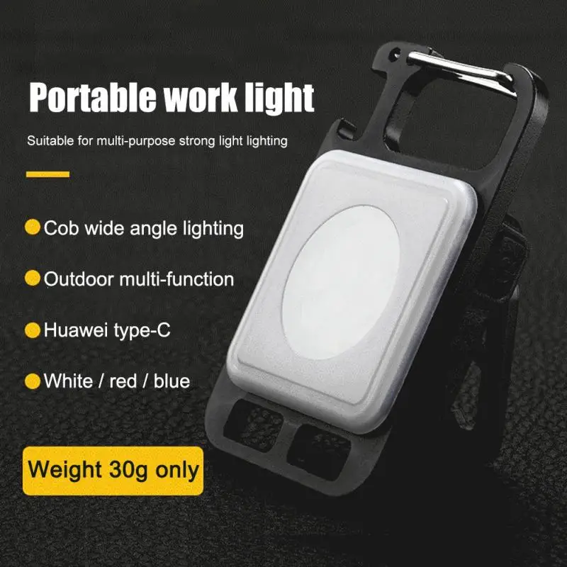 

Work Light Multifuction Pocket Keychains Portable Usb Rechargeable Wholesale Newest Mini Led Flashlight Hiking 2023 Small Lights