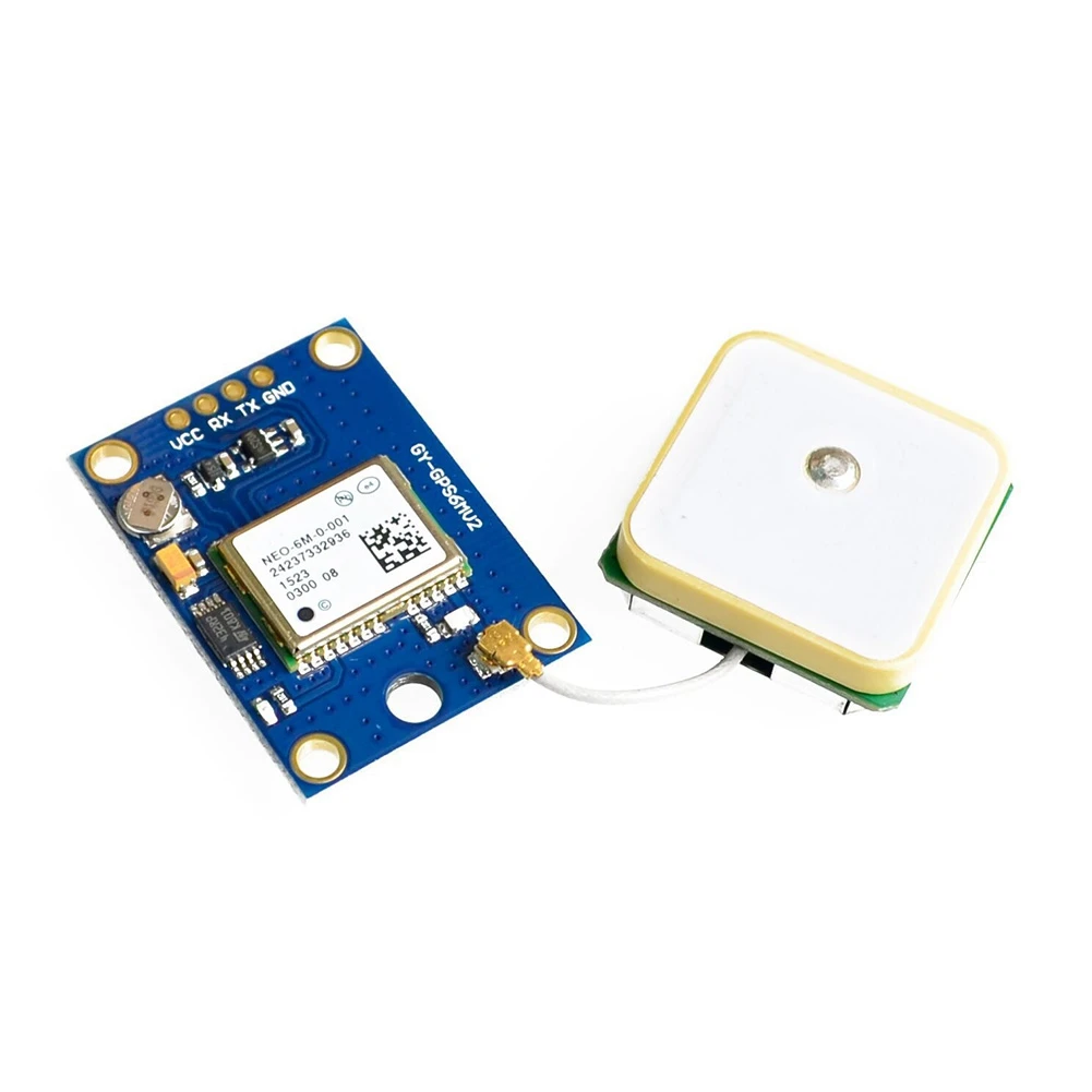 Фото &BOFF& GY-NEO6MV2 Новый GPS-модуль NEO-6M NEO6MV2 с большой антенной EEPROM MWC APM2.5 для управления полетом для Arduino №4