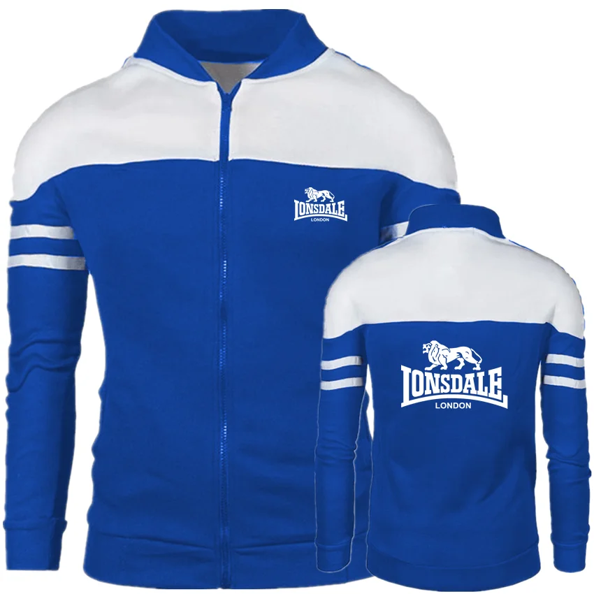 2022 LONSDALE New Mens Baseball Jackets Men Solid Bomber Spring/Autumn Zip Harajuku Vest Sweatshirts |
