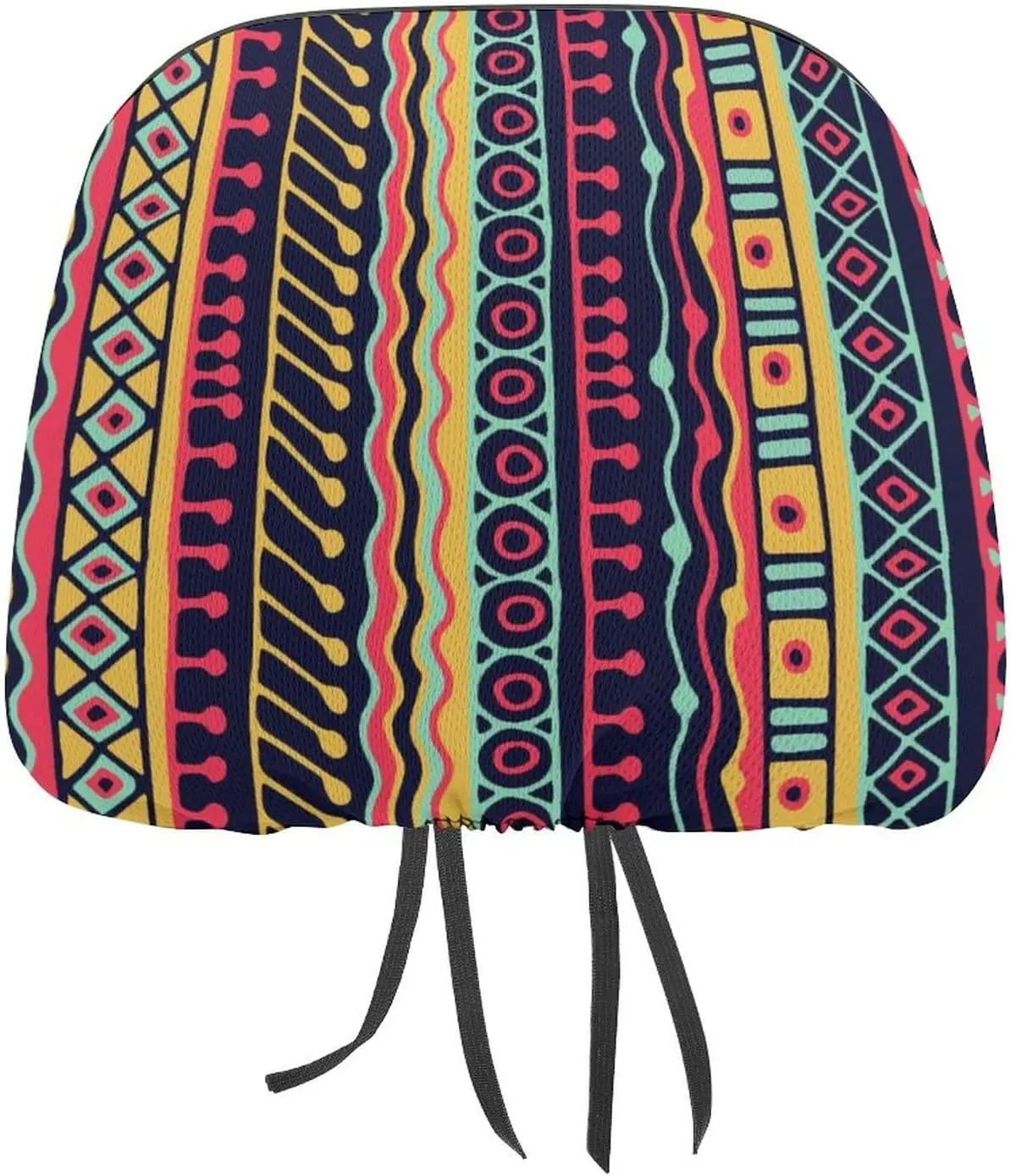 

Tribal Vintage Ethnic Funny Cover for Car Seat Headrest Protector Covers Print Interior Accessories Decorative