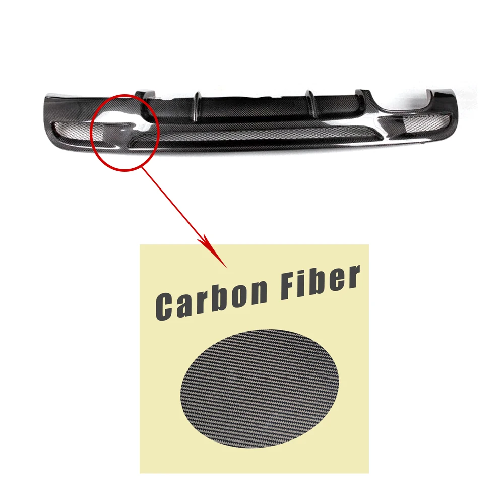 

Автомобильный задний бампер, диффузор, спойлер для BMW 1 серии E82 128i 135i M Sport Coupe 2008-2013, комплект задней губы из углеродного волокна/FRP