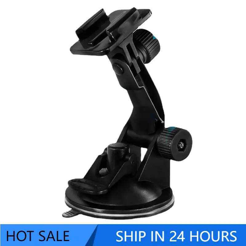 

Glass Suction cup action camera sport Cam Tripod Mount for car record holder stand Bracket for gopro hero8 7 6 5 yi2 accessories