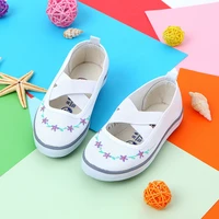 children white sneakers canvas shoes for girls school student dance gymnastics shoes kids casual sport shoes for kindergarten