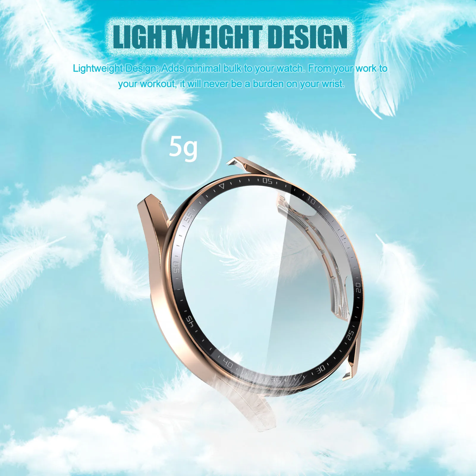 

Screen Protector Cover For Huawei Watch GT 3 46mm Smart Watch Soft PP Curved Protective Smart Watch Accessories Slim Soft Cover