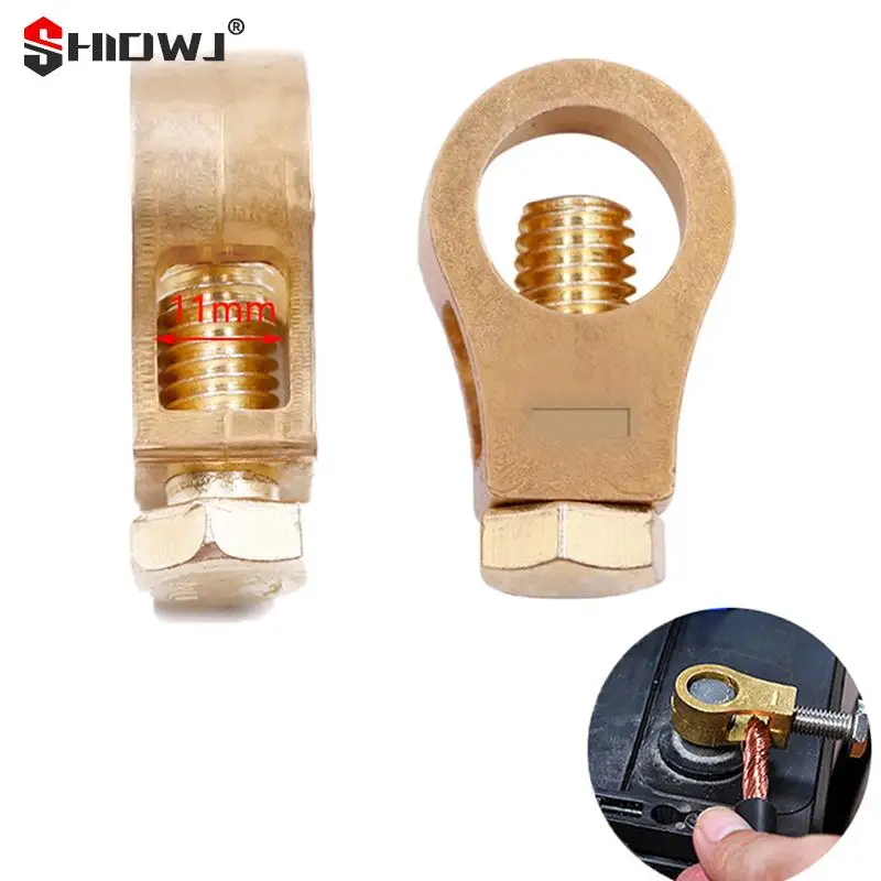 Медный автомобильный Аккумуляторный терминал провод зажим кабеля верхняя