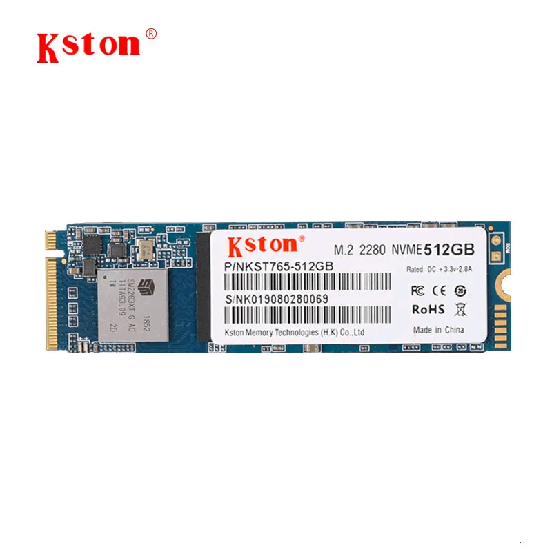 Kston M.2 PCI-e NVMe SSD 128 ГБ 256 ТБ твердотельный диск M2 PCIe внутренний жесткий HDD для