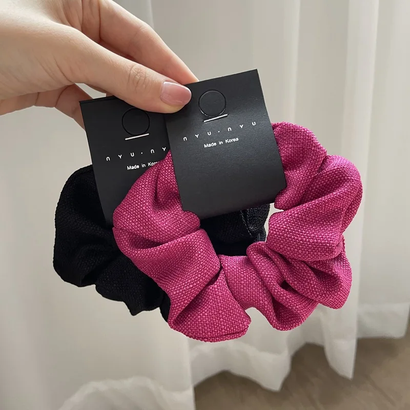 Thin Scrunchies For Hair Black Girls Headwear  Hair Accessories Daily Life Women