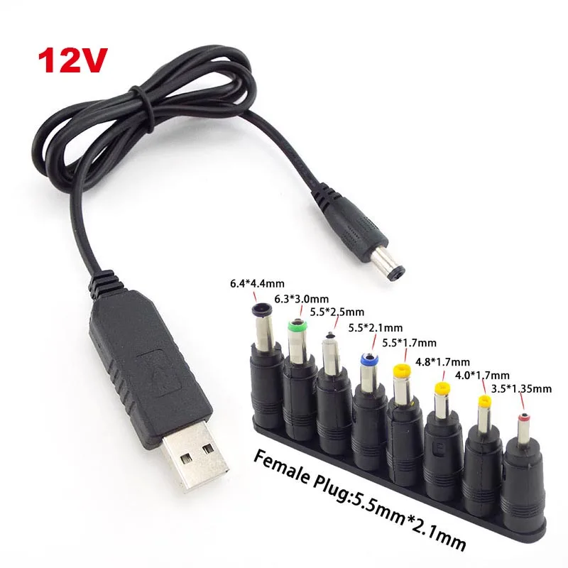 

FVJVYE USB-кабель для зарядки 5,5x2,1 мм