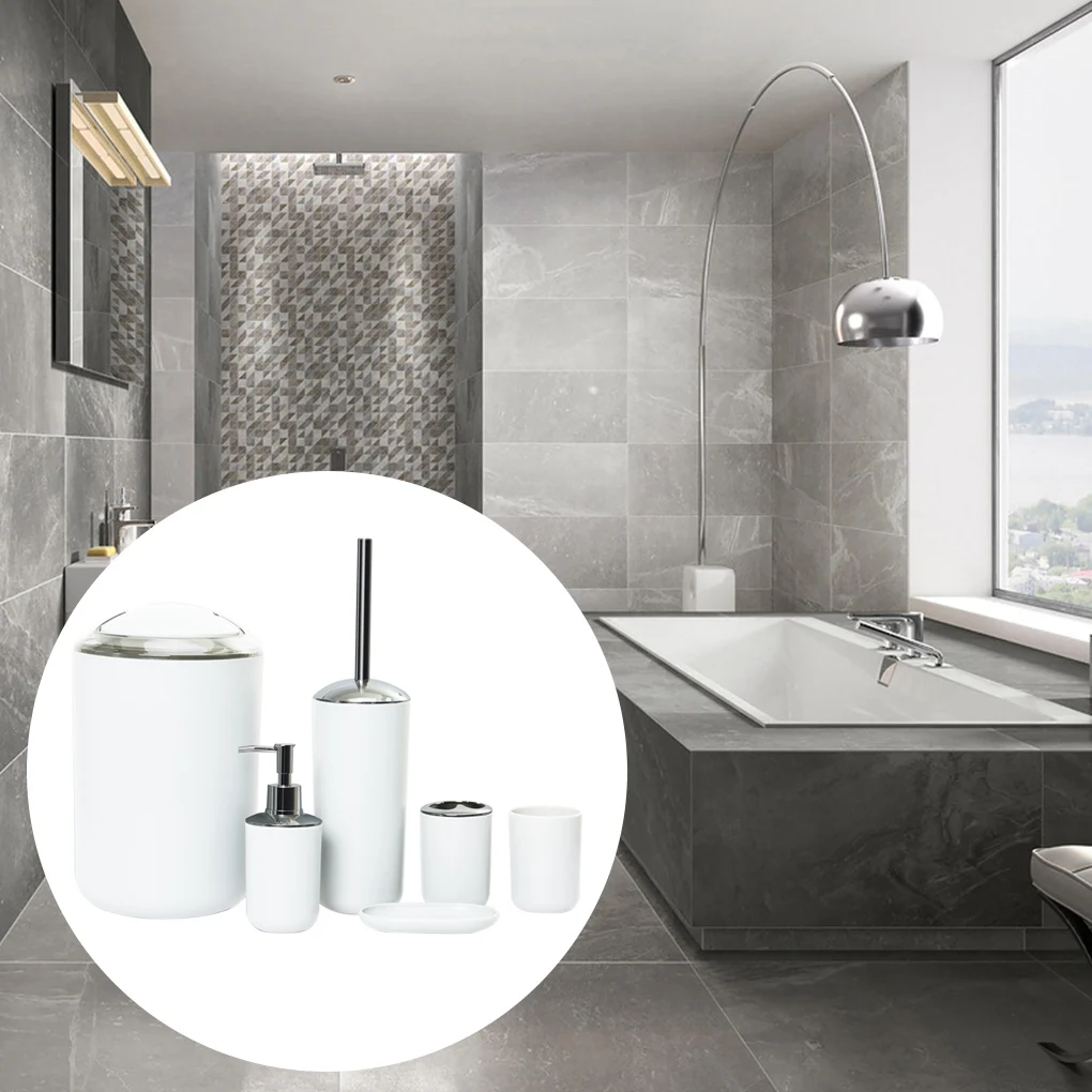 

6 шт., набор аксессуаров для ванной комнаты