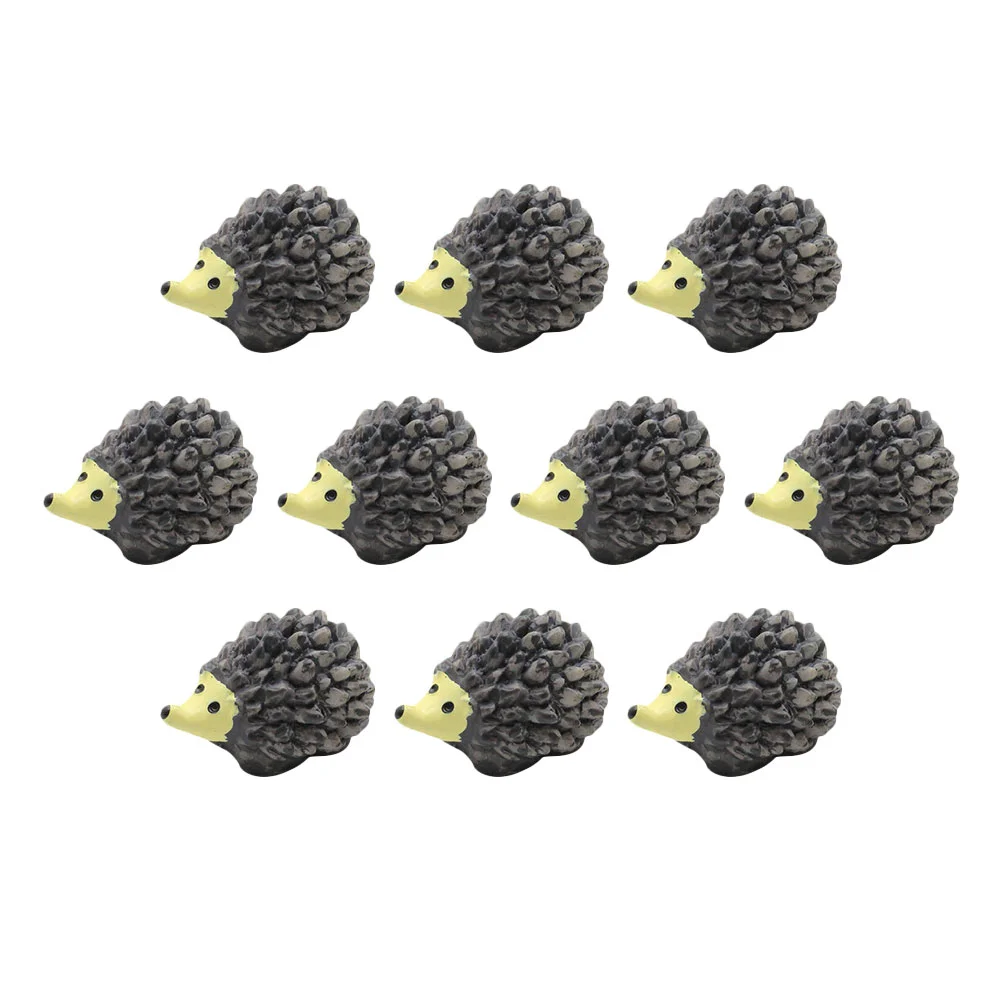 

Hedgehog Garden Statue Mini Animal Miniature Animals Figurines Ornament Figure Sculpture Statues Landscape Figures Resin