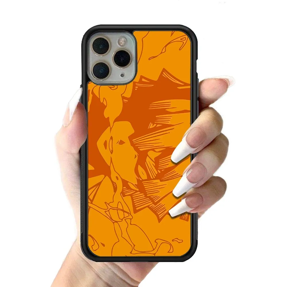 Demon Slayer Phone Case Silicone PC+TPU Case For IPhone 14 11 12 13 Pro Max 8 7 6 Plus X XR Hard Fundas