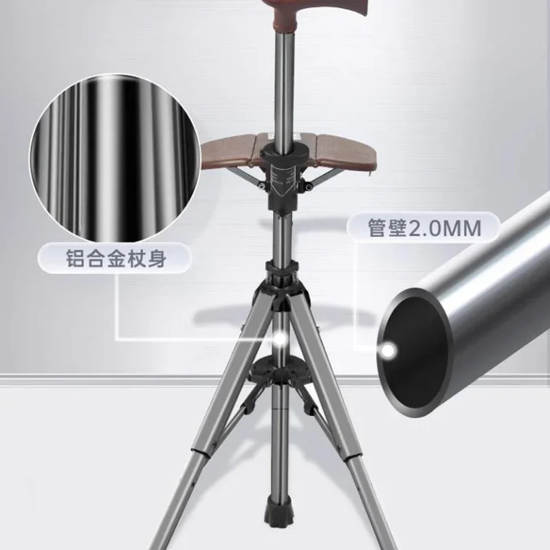 Складной табурет сверхлегкий портативный из алюминиевого сплава мебель для