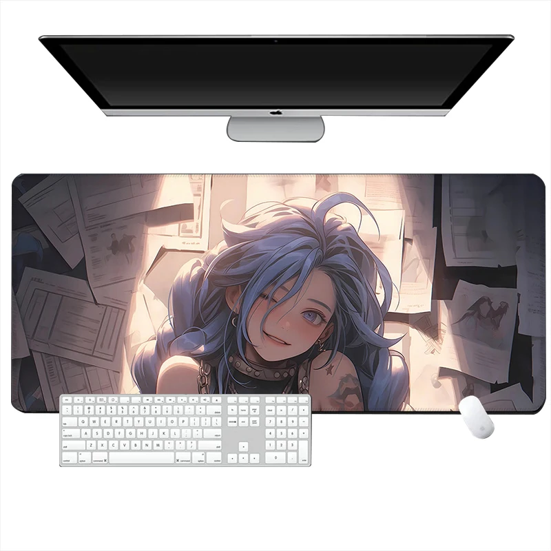 Высококачественный игровой коврик для мыши League of Legends Jinx ноутбука с рисунком из