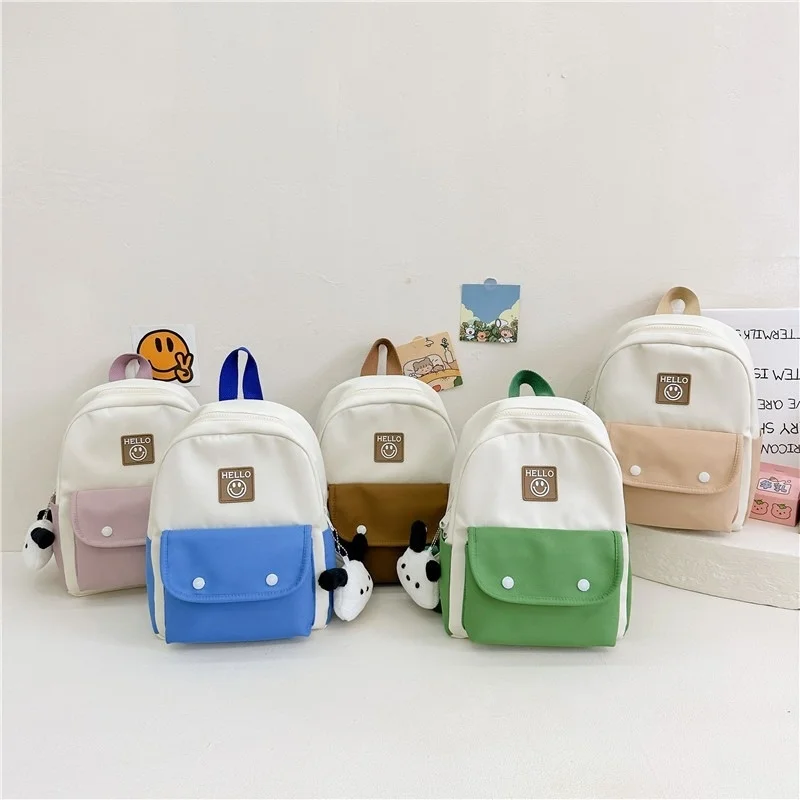 

3-6 Years Old Children's Backpack Kindergarten Day Care Daily Use School Bag Kids Fashion Simple Travel Bag