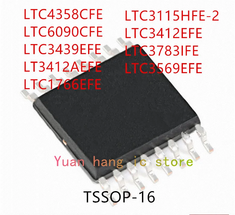 10 шт. LTC4358CFE LTC6090CFE LTC3439EFE LTC3412AEFE LTC1766EFE LTC3115HFE-2 LTC3412EFE LTC3783IFE LTC3569EFE IC