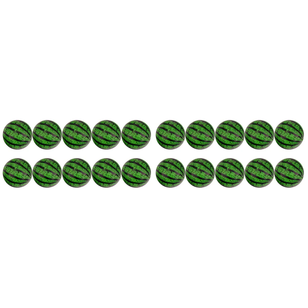 

40 Bounce Balls Watermelon Pattern Bouncy Balls Creative Jumping Balls
