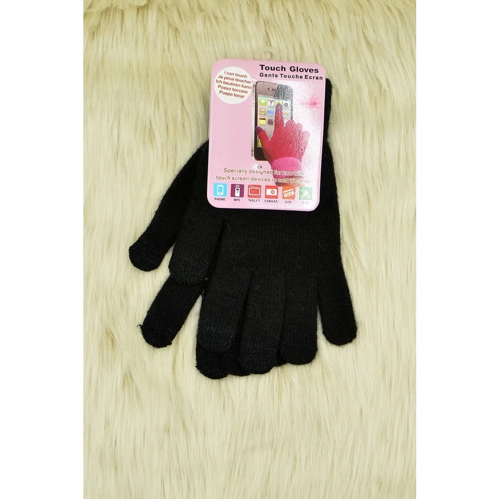 

Женские шерстяные перчатки Dorlie Touch, черные
