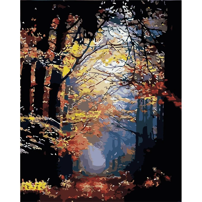 

No.821 Painting By Numbers DIY Oil Coloring Paint By Numbers Set Gift Drawing By Numbers Canvas Decor New Arrivals