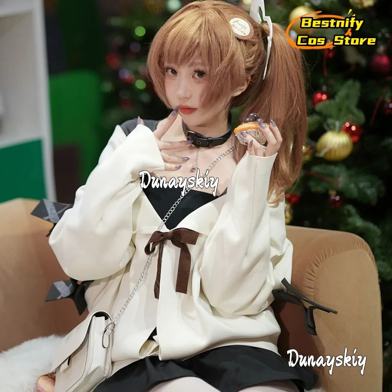 Фото Костюмы для косплея CR cos%Niikkee Bready, парик, топ, юбки, наряд Богини Морозного Укуса, сексуальные женские костюмы на Хэллоуин, для ролевых игр №1
