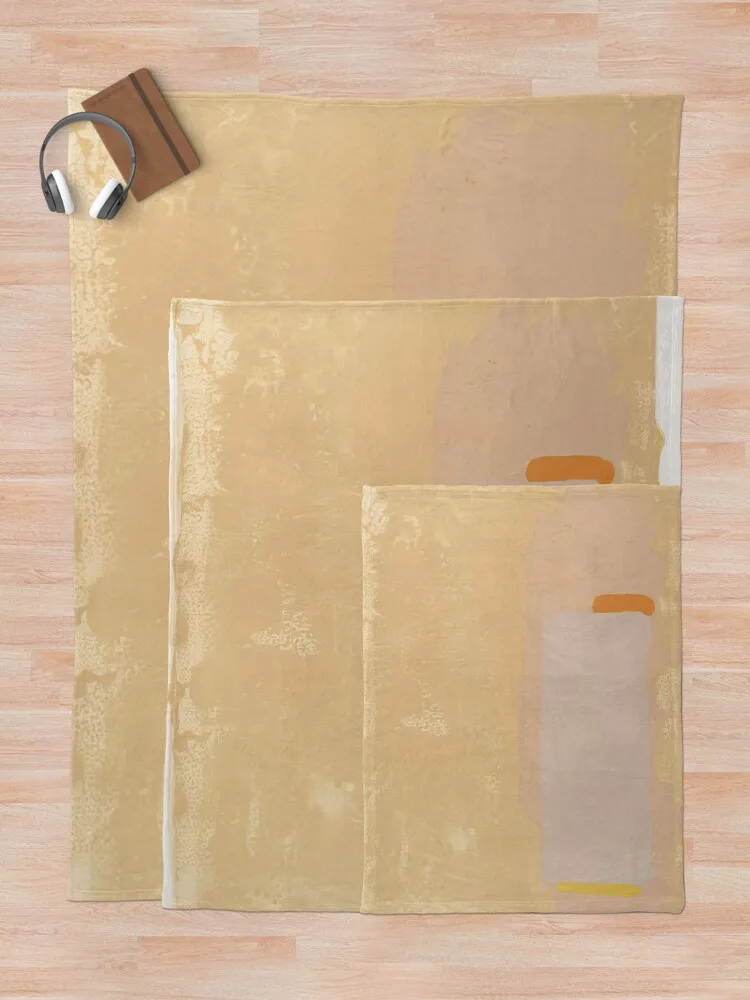 Одеяло John Hoyland — коричнево-бежево-розовое 1971 роскошные декоративные одеяла