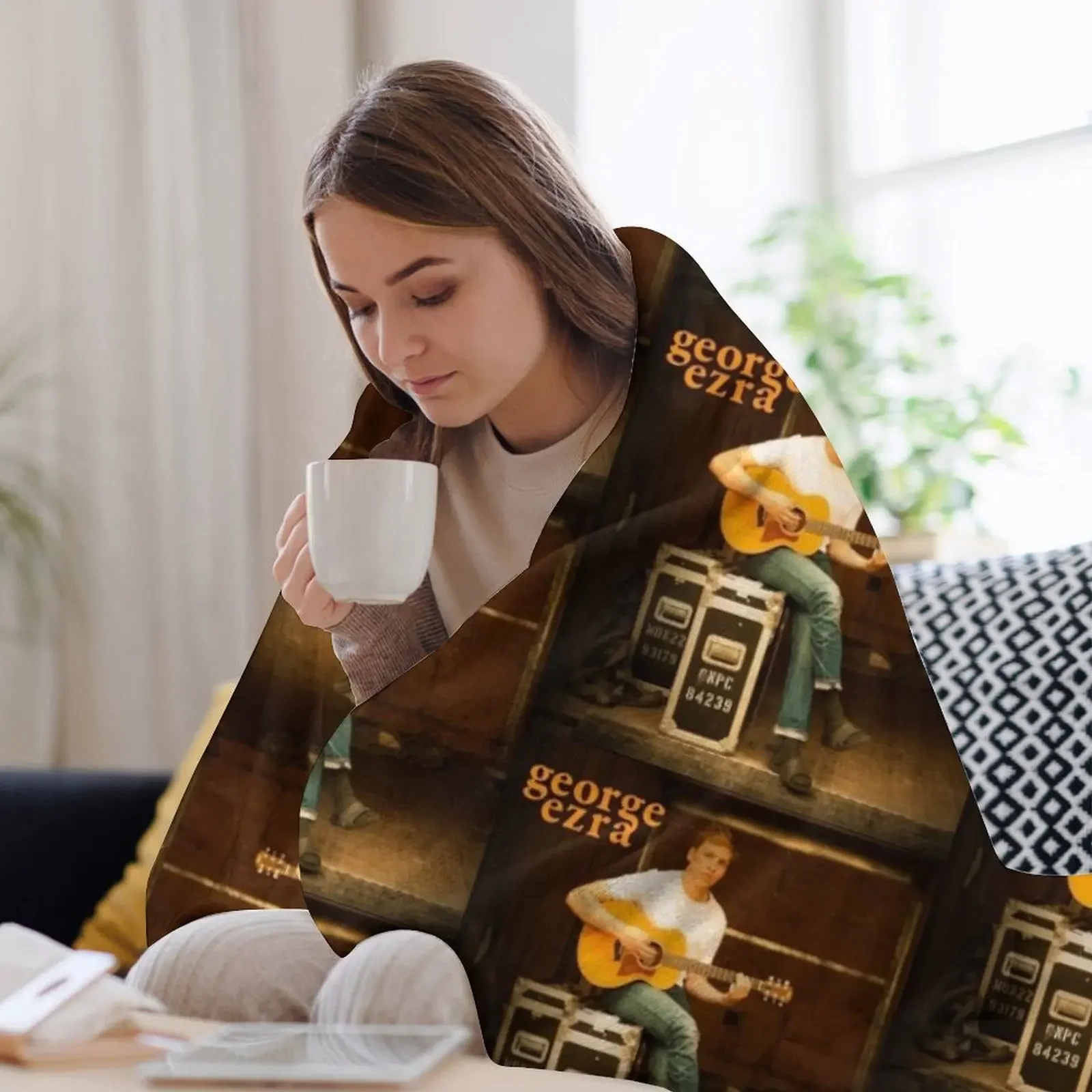 George ezra Tour 2019 2020 футболка унисекс satukosong одеяло спереди одеяла для диванов мягкие в